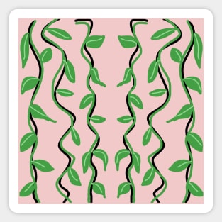 Green Creepers Plants Sticker